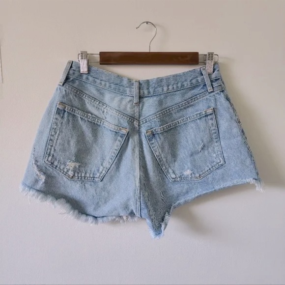 Agolde Parker Vintage Denim Shorts - Picture 8 of 11